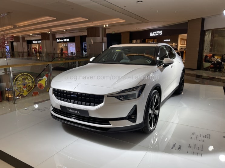  테슬라(Tesla) 모델3의 경쟁모델 폴스타2(Polestar2) 실내 실사 및 간단 느낌 그리고 가격