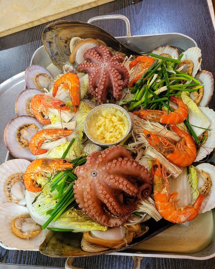  [인천맛집] 을왕리조개구리 조개찜 랍스타 불타는 조개구이