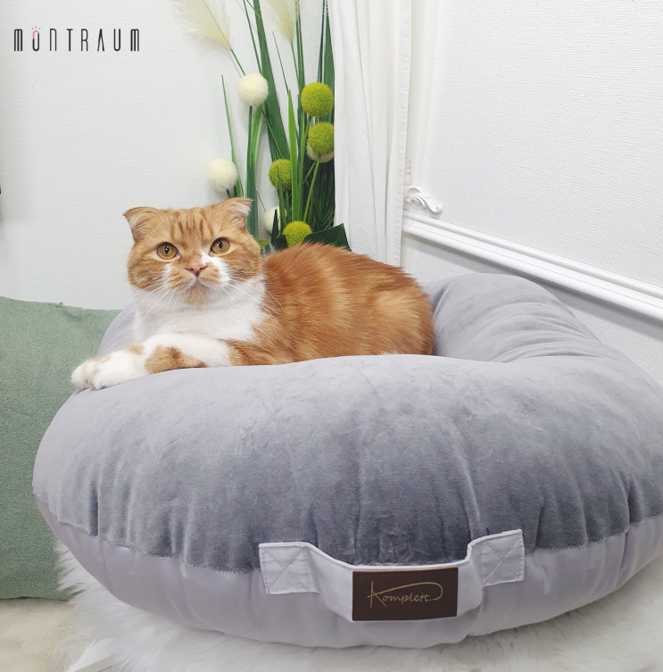 고양이 침대 소파로 사계절 사용할수 있어 좋은 컴플렛 듀얼 방석