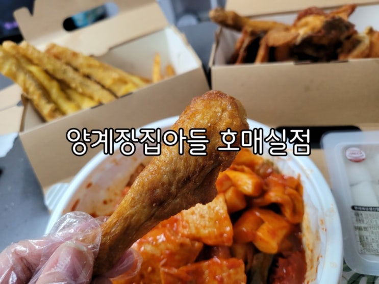 수원 호매실동 치킨 맛집 양계장집아들 호매실점 완벽했다