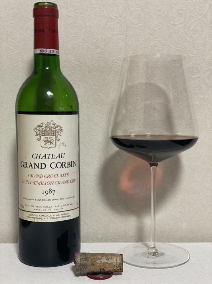  Chateau Grand Corbin, Saint-Emilion Grand Cru Classe 1987
