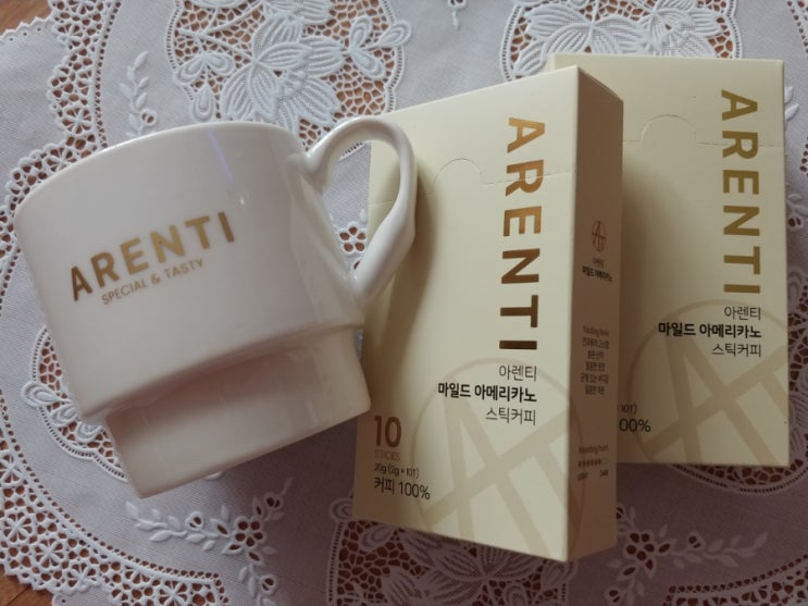  홈카페 아렌티 마일드 아메리카노 스틱커피