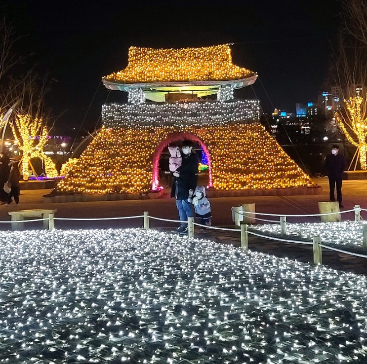  양산 황산공원 불빛정원_ 경남 겨울에 가볼만한곳
