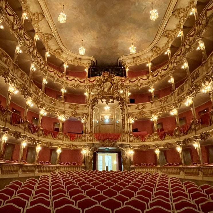  #220111 독일 여행 - 뮌헨, 퀴빌리에 극장 Cuvilliés Theatre