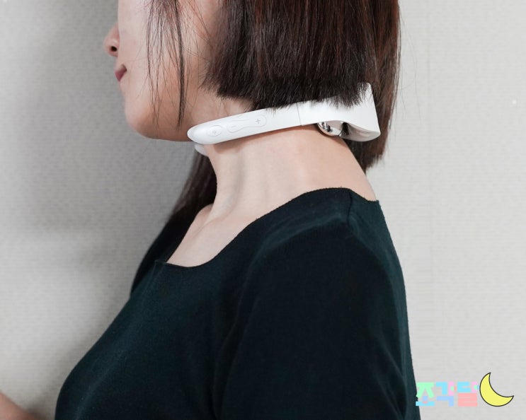  가볍지만 강력한 멜킨 엘튼 넥 테라피스트 저주파 목마사지기