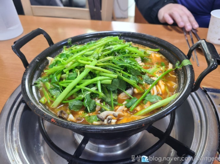  모란역맛집 추운날엔 얼큰국물, 등촌샤브칼국수 후기