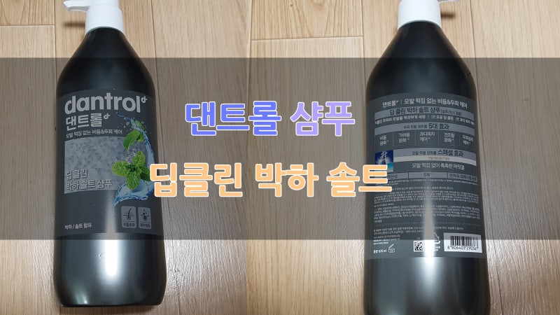 댄트롤 샴푸 딥클린 박하 솔트 후기