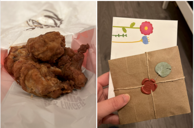  [영국워킹홀리데이] +120 치킨이 먹고 싶을 땐 KFC, 연말 편지 답장
