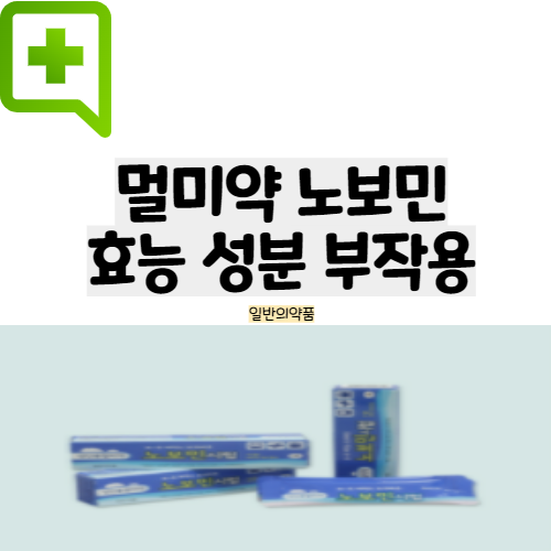  배 멀미약 노보민시럽 효과 성분 부작용 정리