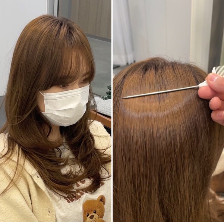  아이롱 뿌리볼륨펌 미사역 레이어드컷 공작 헤어메이크오버