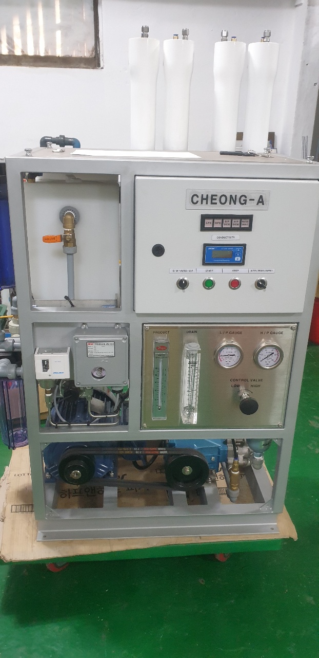  수경재배 농가 지하수 소형역삼투 (염분, 석회, 질산성질소, 중금속 제거)