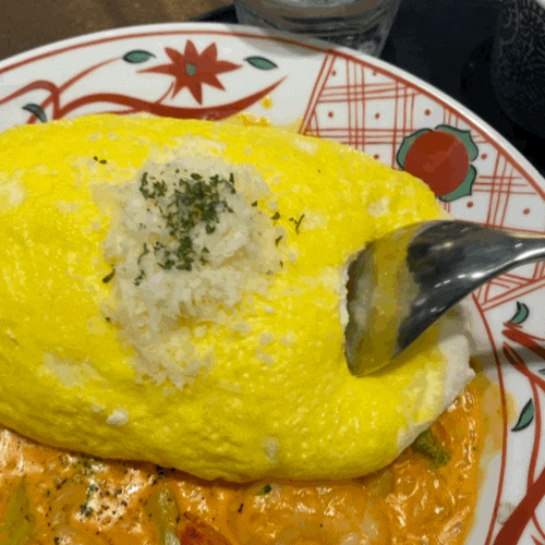  보들보들 수플레오믈렛 맛집_요멘야 고에몬 홍대ak점