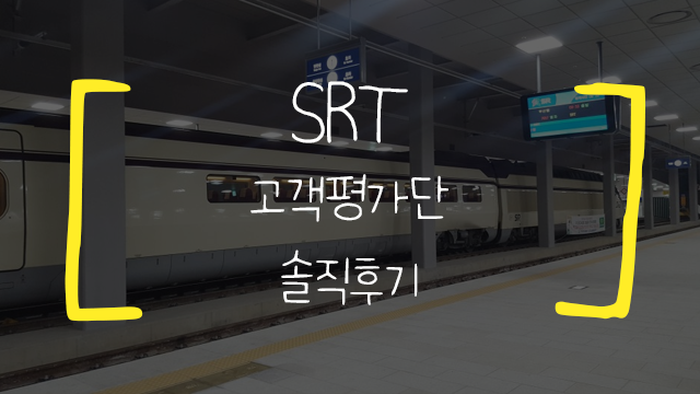  SRT 고객평가단 시승 솔직후기