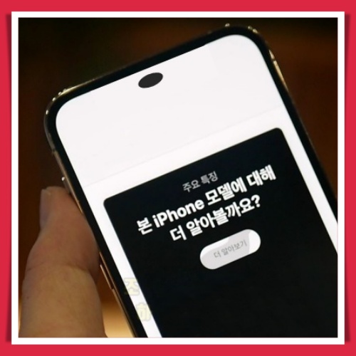  아이폰14 프로 펀치홀 디스플레이 적용