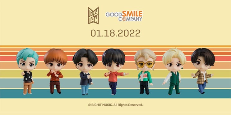  BTS 넨도로이드 출시 예정 (1월 18일)