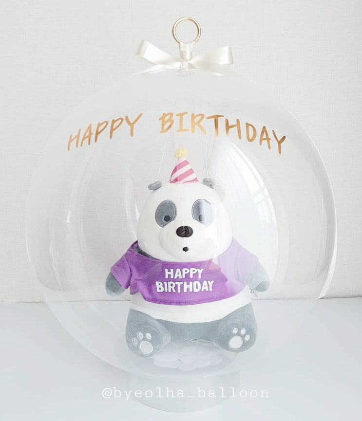  아기 생일에 인형풍선 선물하세요~