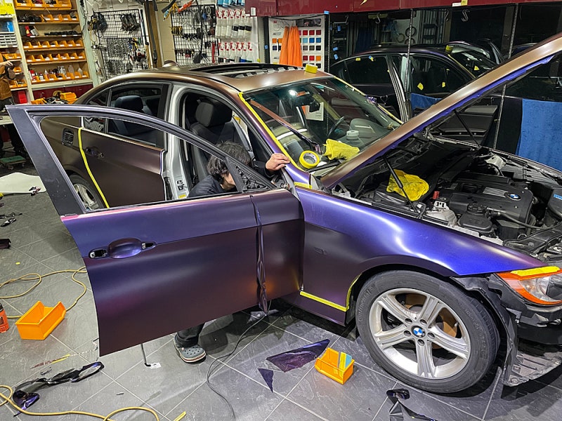 서울 서대문구 / 랩핑 / 전체랩핑 / BMW / 3시리즈