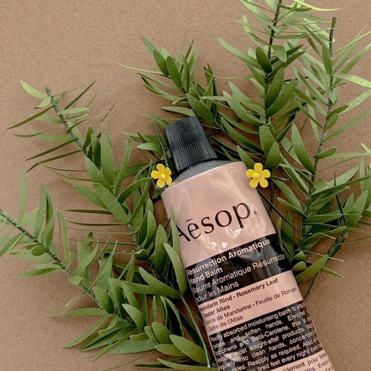 *스태리페이퍼* Aesop(이솝) 레져렉션 아로마틱 핸드밤 스타일링