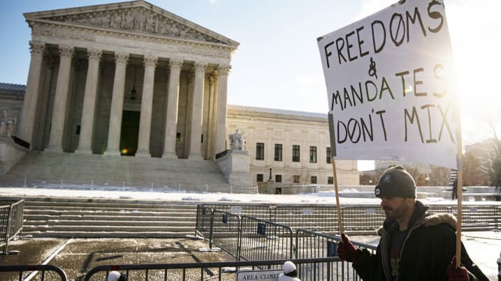Supreme Court blocks Biden Covid vaccine mandate for businesses