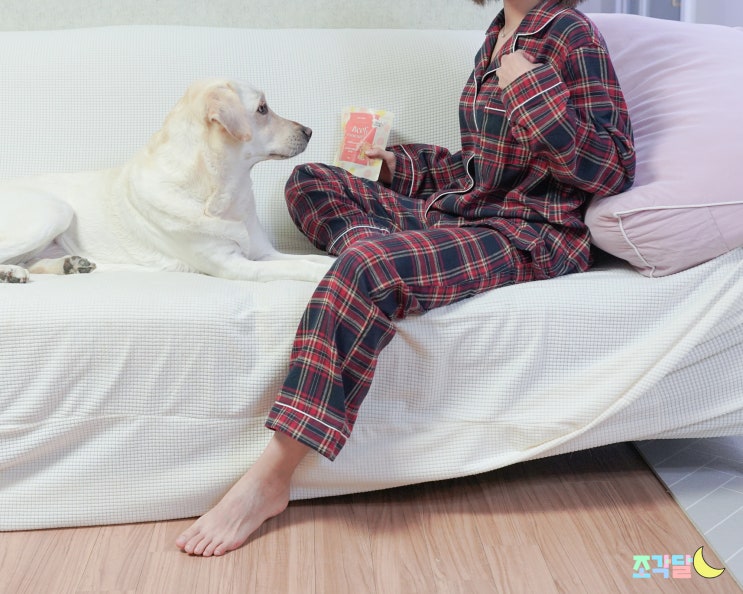  잠옷하면 안파! 메이플 체크 파자마 착용후기