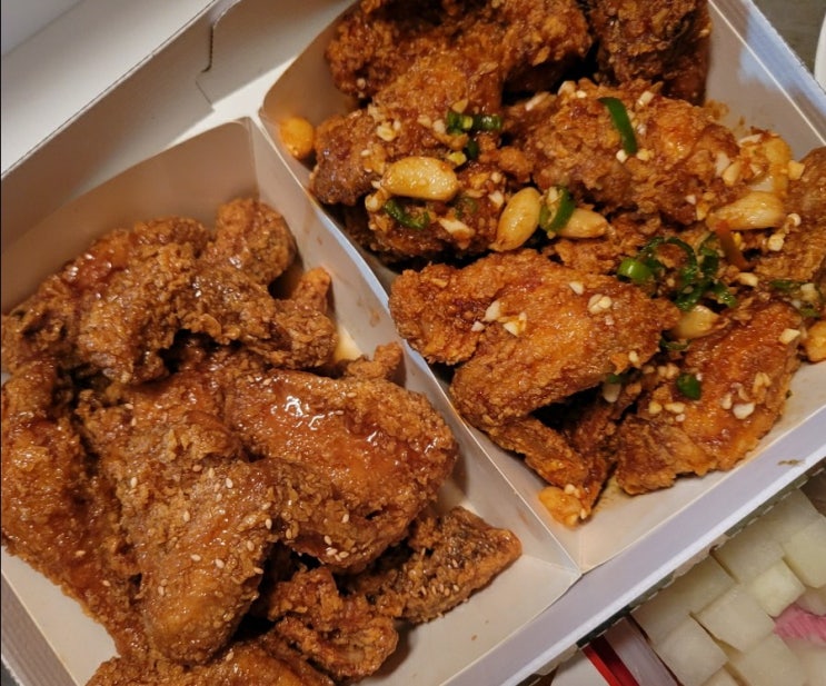  티바두마리치킨 신메뉴::티바 꿀간장, 고추마늘간장/ (티바 순살)