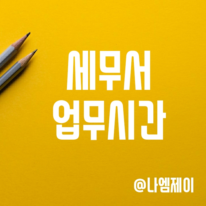 세무서 업무시간 (토요일, 점심시간 및 관할세무서 찾기) 세무서 업무시간 (토요일, 점심시간 및 관할세무서 찾기)