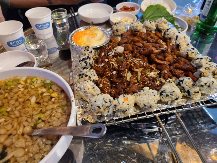 성남 모란역 숯불구이가 유명한 안주 맛집 : 온달집