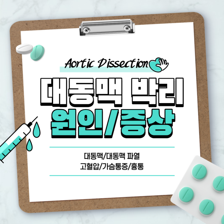  대동맥 박리 원인 및 증상 【#대동맥 파열 #대동맥 #고혈압 #가슴통증 #흉통】