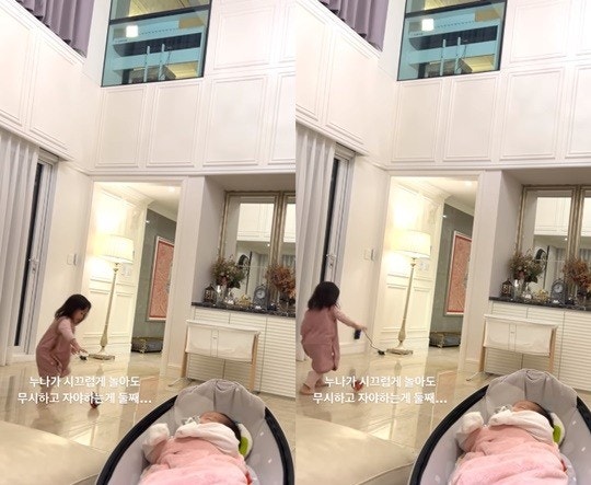 [팝업★]'선우은숙 며느리' 최선정, 궁궐 같은 층고..으리으리한 집에서의 육아 일상(종합)