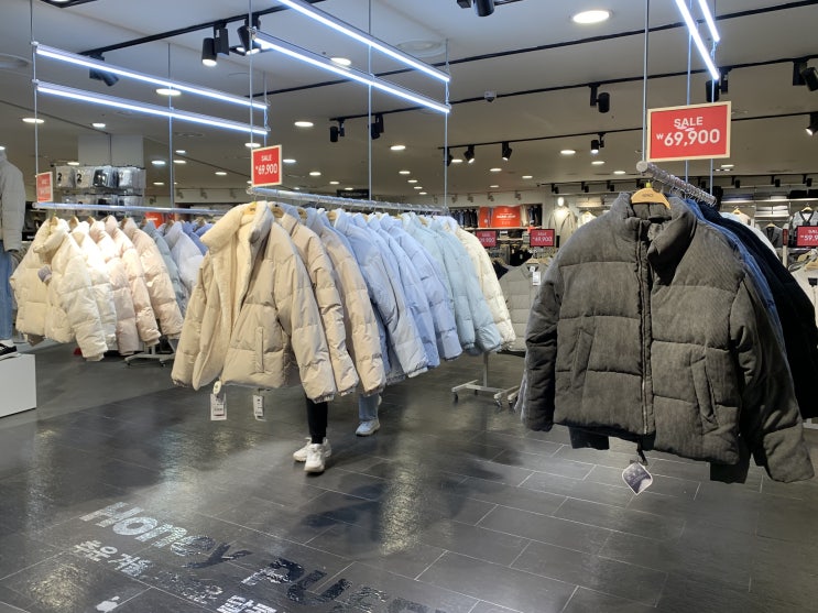  강서 nc백화점 스파오, spao 패딩 추천
