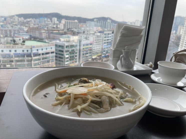  [부천] 중동 현대백화점 8층 CHAI797 굴짬뽕 맛집 (ft.뷰맛집)