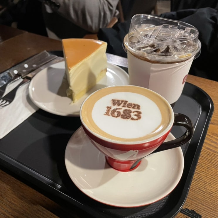  노원 카페 데이트 비엔나커피하우스 , 부드러운 아인슈페너와 뉴욕치즈케이크 맛집