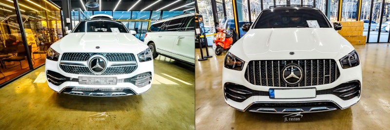 하남 초이로 / AMG 커스텀 핸들, 레드 안전벨트, 실내 풀 카본 트림 커스텀  / 벤츠 / GLE-클래스