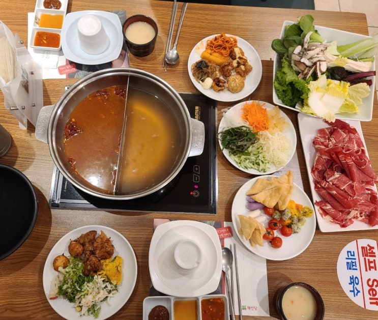  [울산]울산 동구 맛집/소고기 무한리필 샤브샤브 채선당 플러스 울산일산점!(+샐러드바)