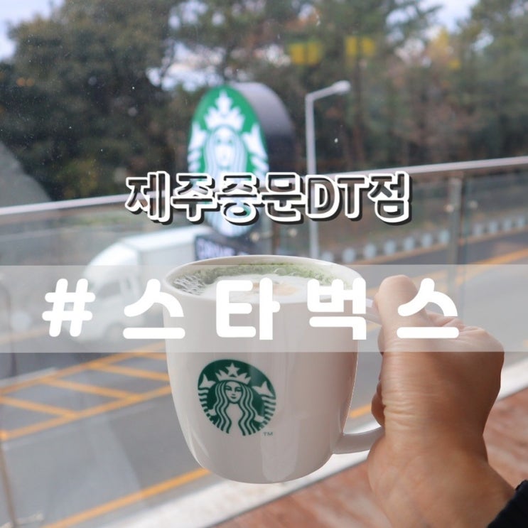  제주중문 스타벅스 DT점/ 제주스타벅스에서만 마실수 있는 음료추천 / 에코매장 리유저블컵환급