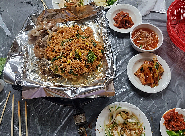  신안 압해도, 미연일반식육음식점에서 대패삼겹살먹고 볶음밥까지 먹자~
