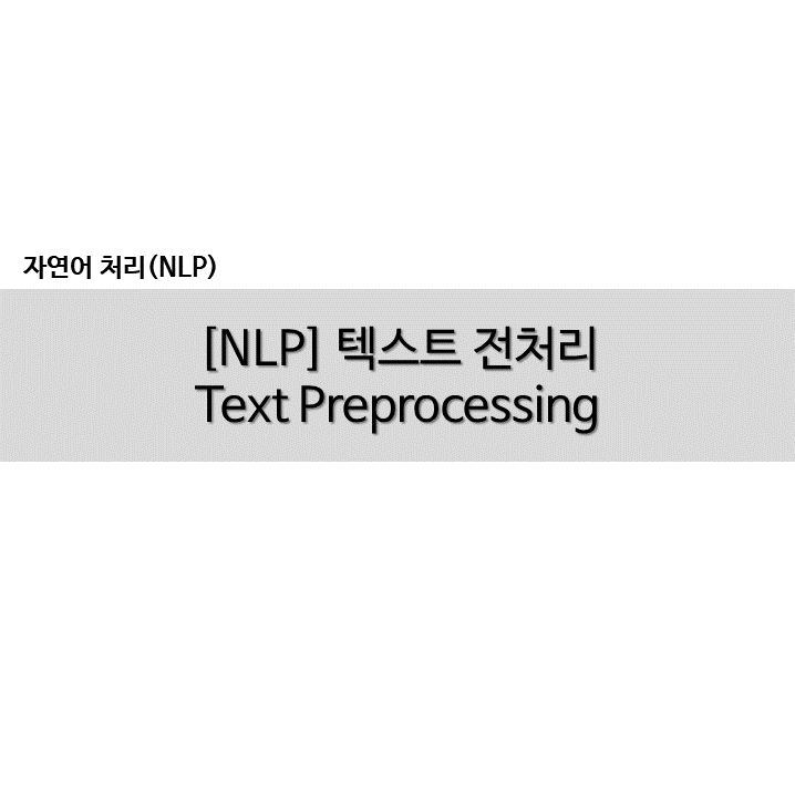NLP 텍스트 전처리 Text Preprocessing