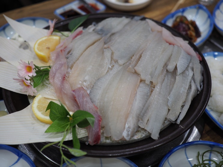  회식메뉴 부산 영도횟집 청학동 미정식당(밀치,도다리회)