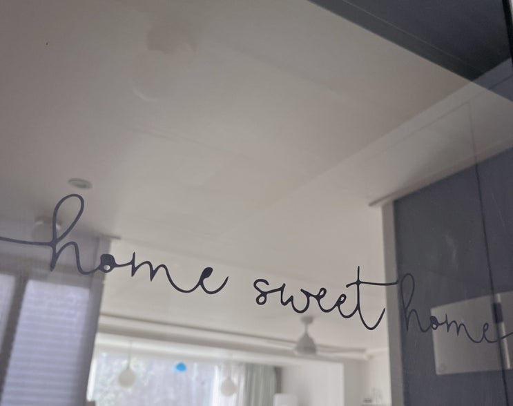  아 드디어 집! Home sweet home 데코스티커