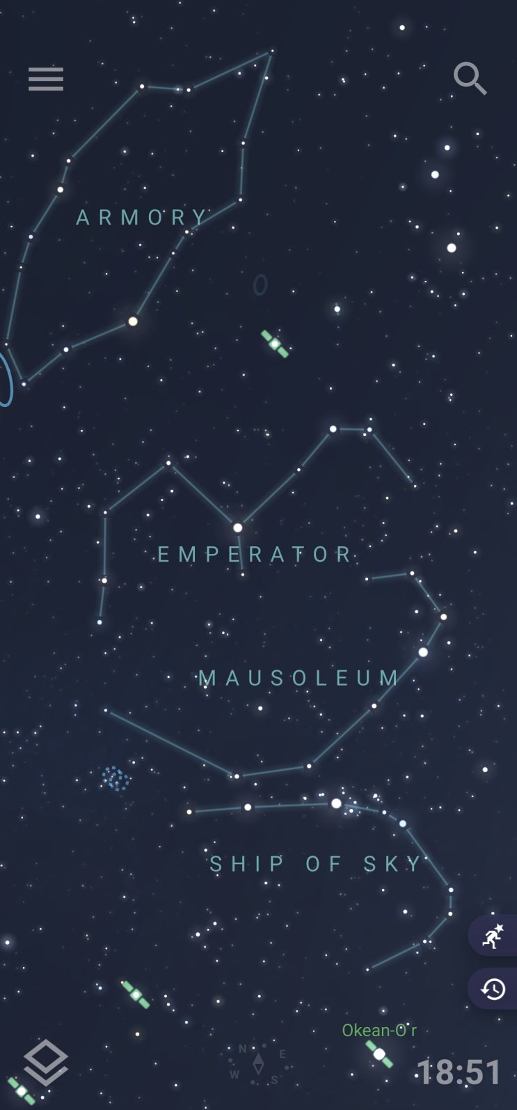 [일상] 별빛이 내린다, 겨울하늘 (Feat.Stellarium Mobile, 천상열차분야지도,天象列次分野之圖)