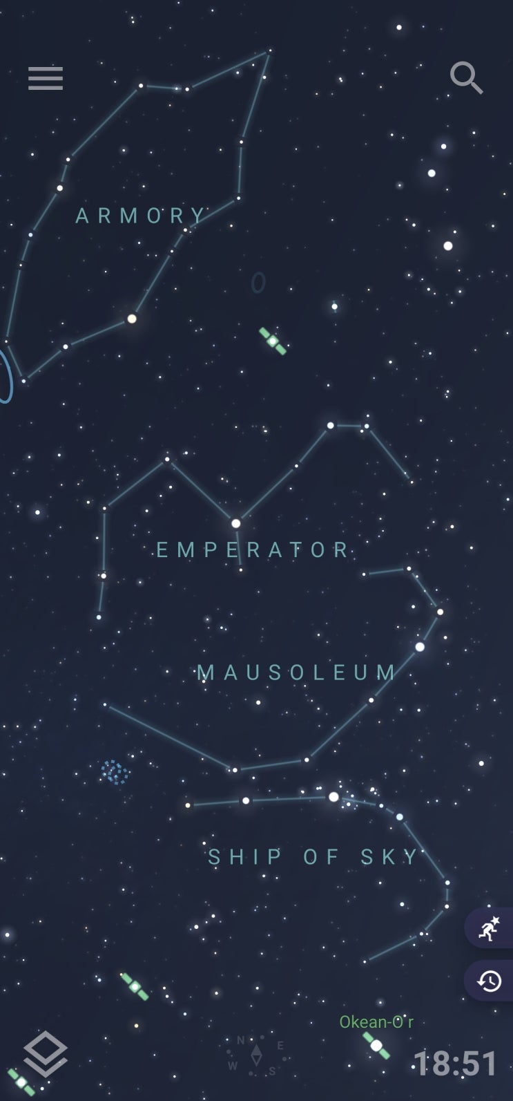  [일상] 별빛이 내린다, 겨울하늘 (Feat.Stellarium Mobile, 천상열차분야지도,天象列次分野之圖)