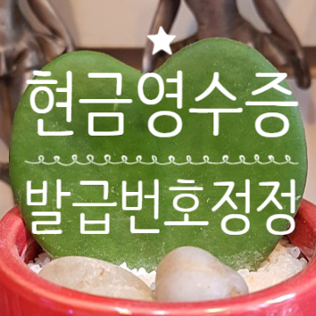 현금영수증 수정 현금영수증 정정 현금영수증 발급 번호 수정