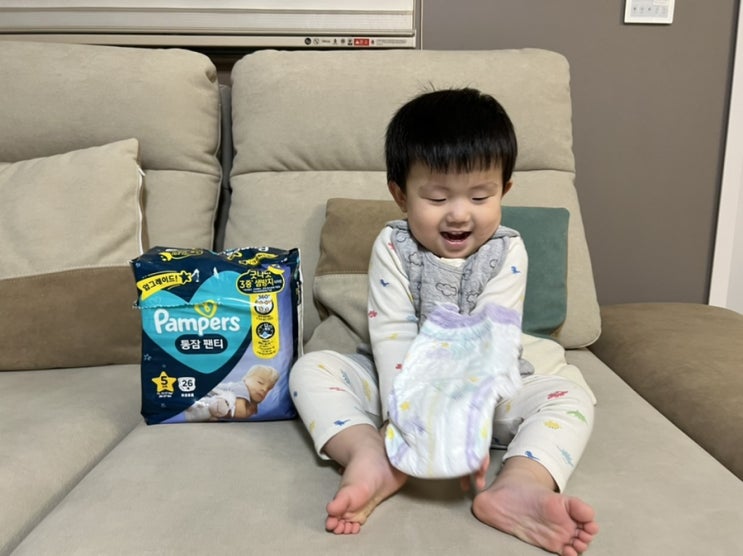  한번도 새지 않은 밤기저귀의 최강자 통잠팬티 추천