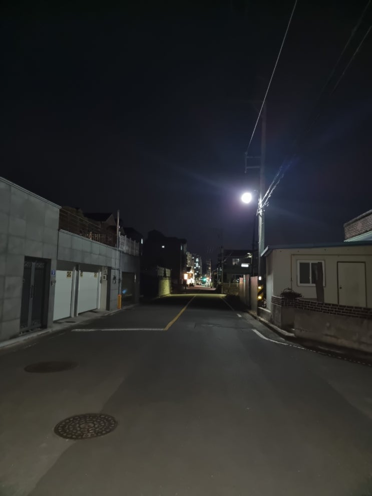  밤 산책은 영하 10도에 해야 제 맛이지