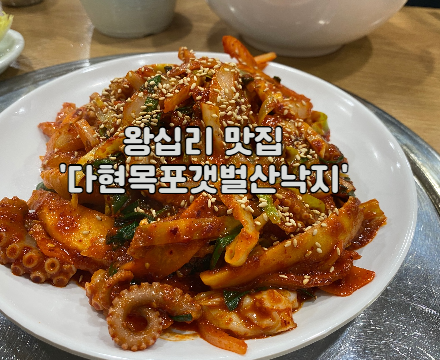 낙지먹고싶을 땐 왕십리 '다현 목포 갯벌낙지'