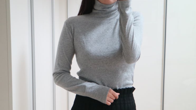  기모폴라티셔츠 쫀쫀한 목티는 20대여자쇼핑몰 스타일오피셜
