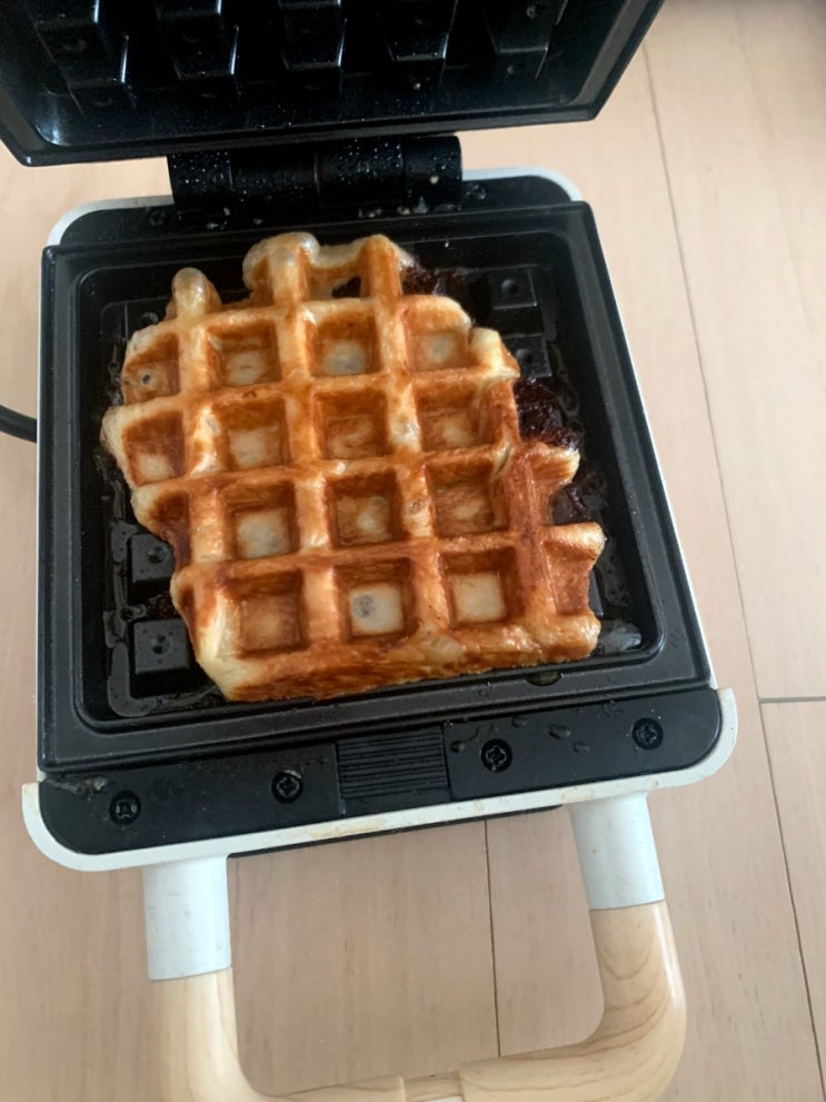  와플기계 & 와플생지 &인절미와플 리뷰