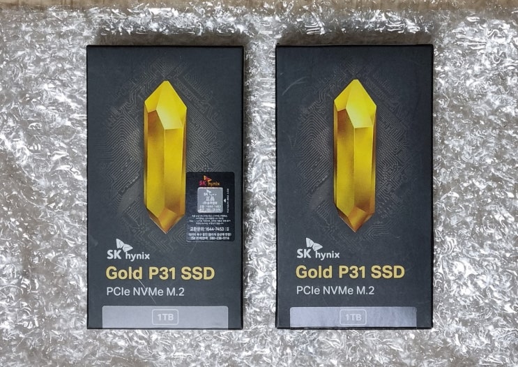  빠른 속도와 전성비로 대세가 되어버린 M.2 NVMe SSD SK 하이닉스 Gold P31 1TB