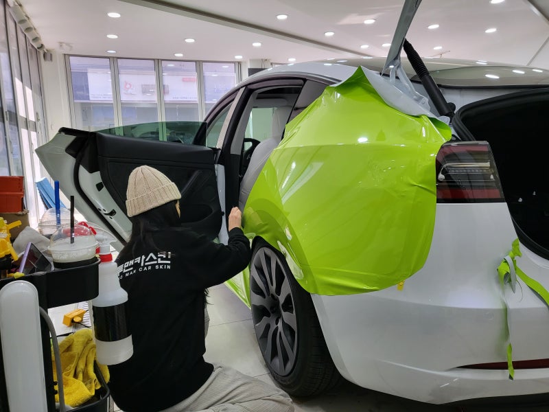 인천 서구 / 랩핑 / 테슬라 / 모델3