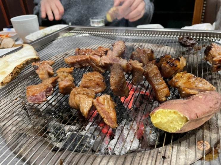 성남 수정구 태평동 : 가천대역 : 탄천한우 : 수제 돼지갈비 갈비살 육회비빔밥 맛집